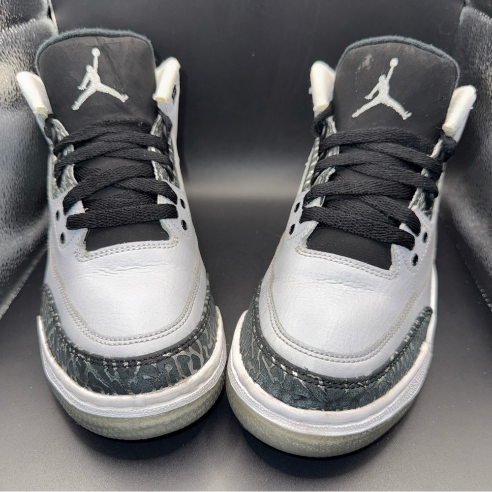 Size 6.5Y - Jordan 3 Retro Wolf Grey, 398614-004, Vintage, Rare, No Box, 8.5/10